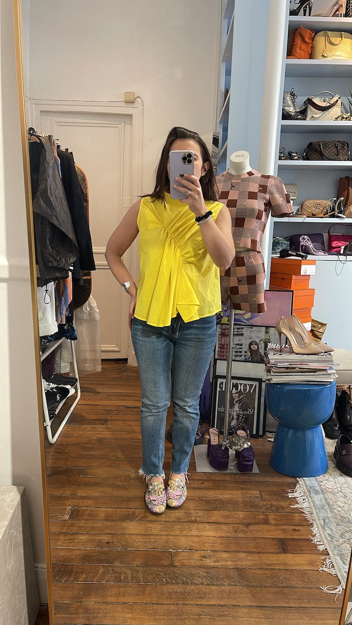 Blouse Céline jaune T.34