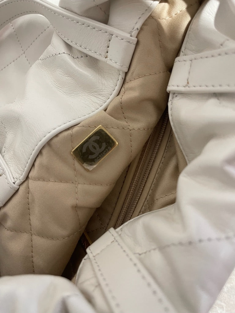 Sac à dos Chanel 22 Blanc