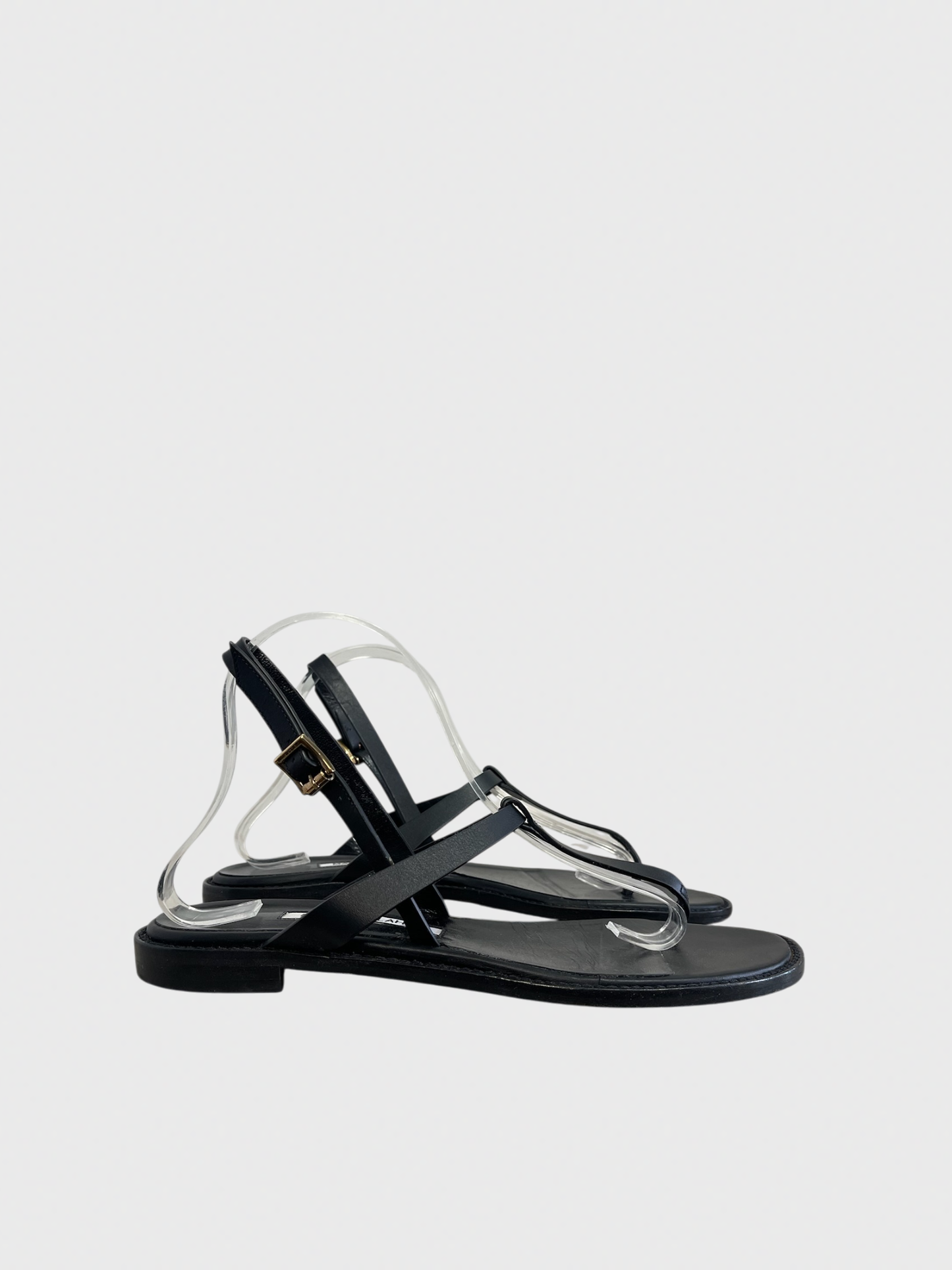 Sandales Manolo Blahnik noires T.40