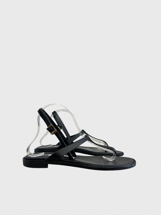 Sandales Manolo Blahnik noires T.40