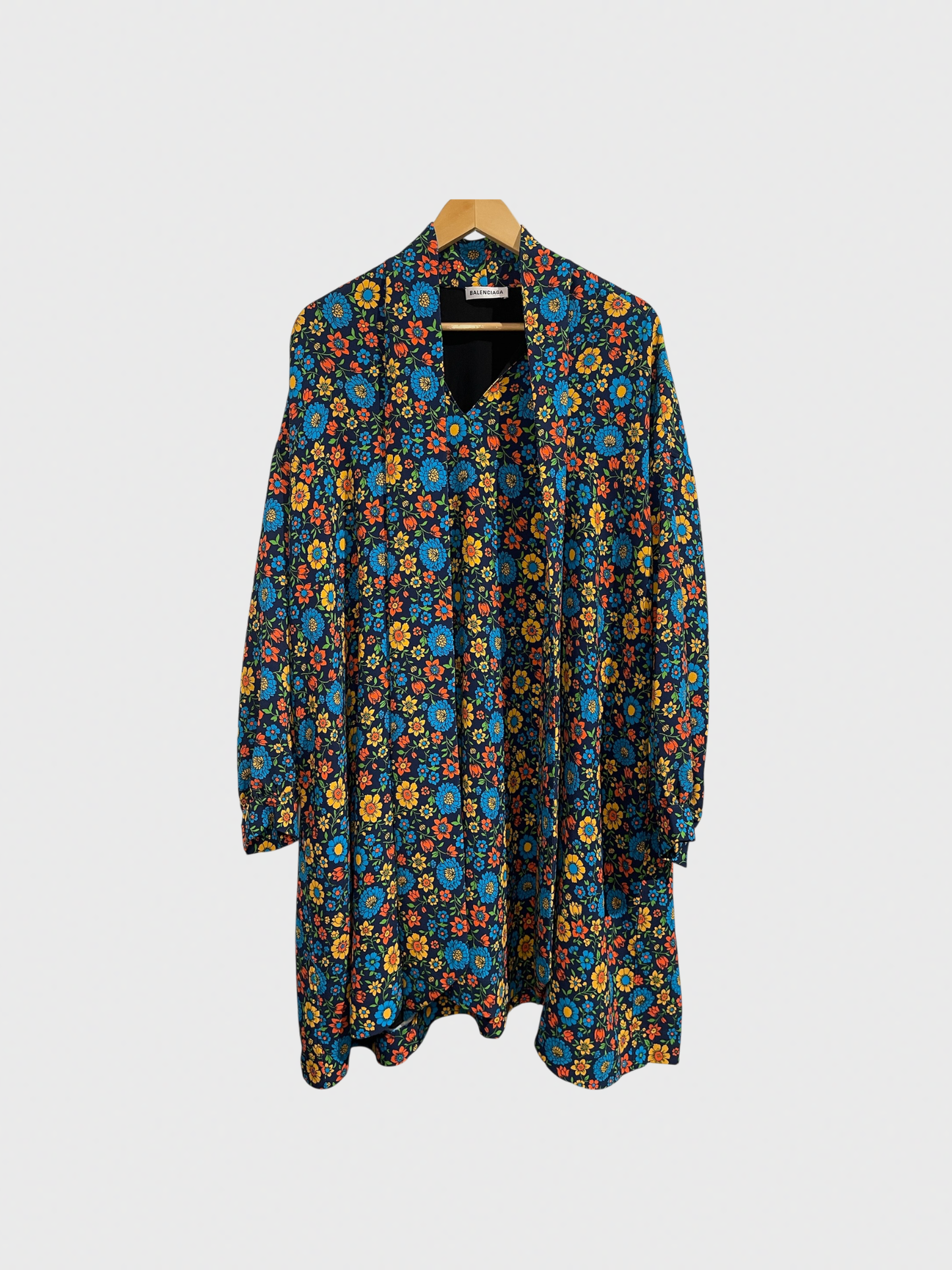 Robe Balenciaga à fleurs T.S