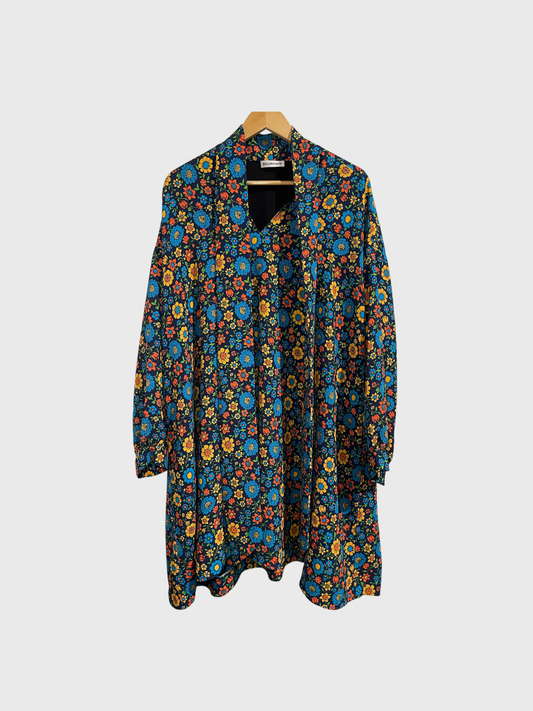 Robe Balenciaga à fleurs T.S