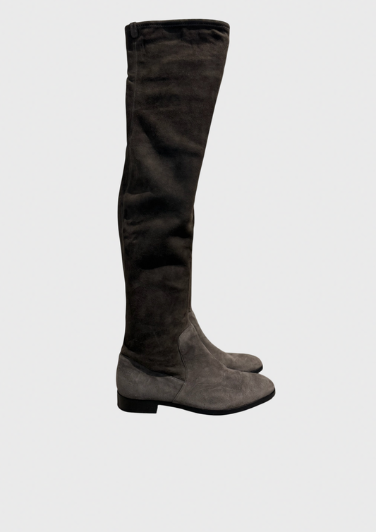 Bottes Sergio Rossi grises T.37,5