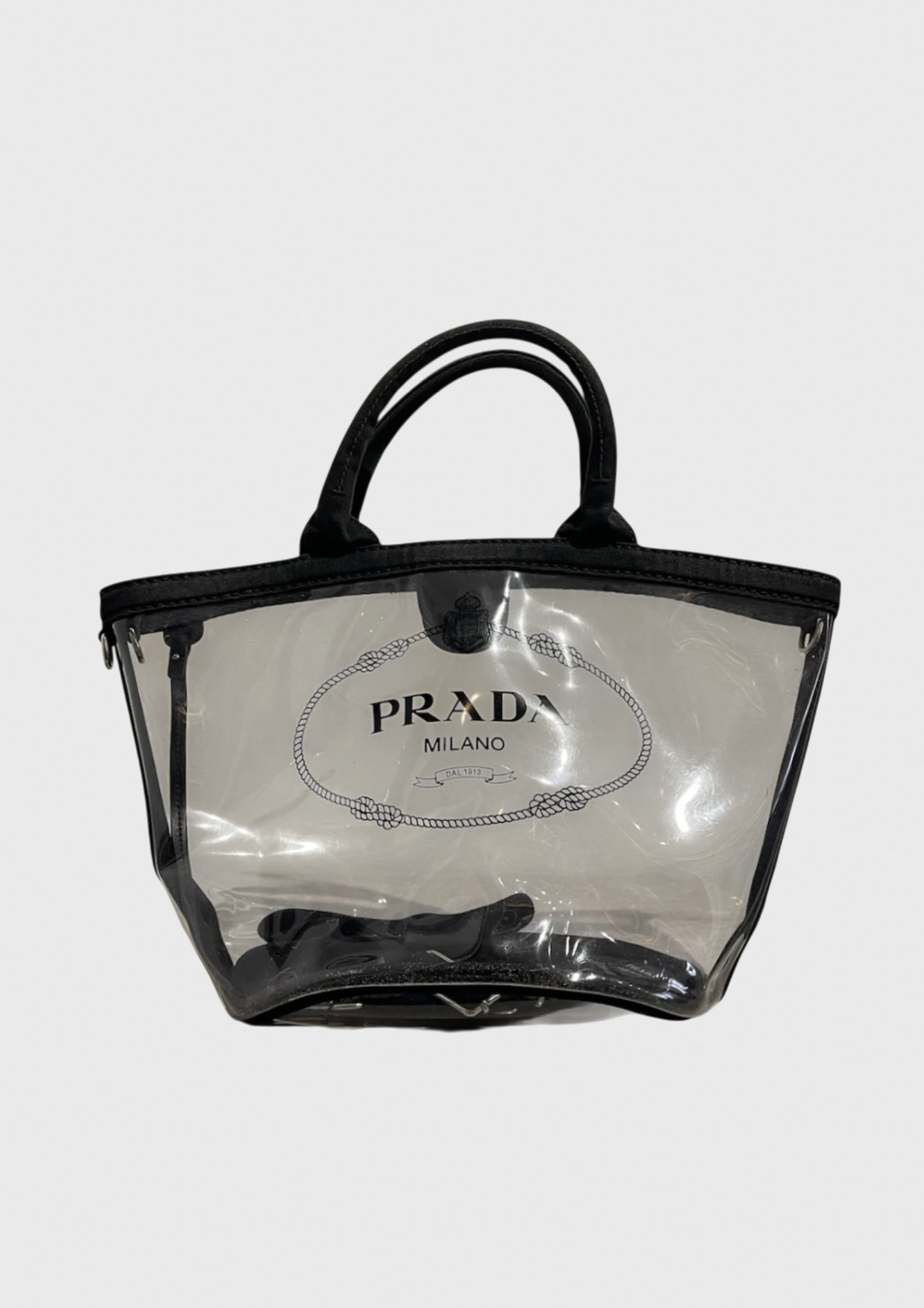 Sac Prada Canapa Transparent