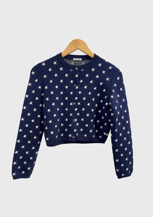 Cardigan Miu Miu bleu T.38