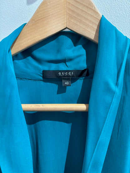 Chemisier Gucci turquoise T.38