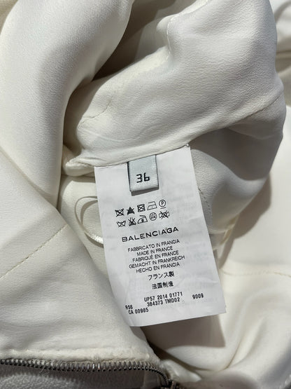 Robe Balenciaga blanche T.36