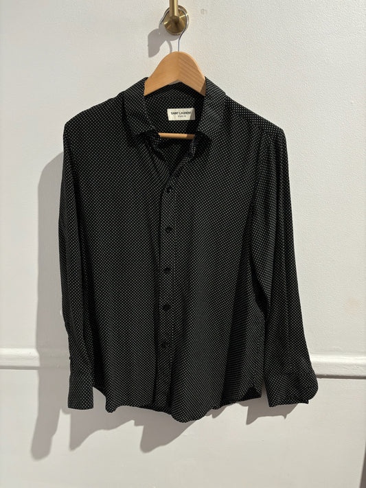 Chemise Saint Laurent noire T.42