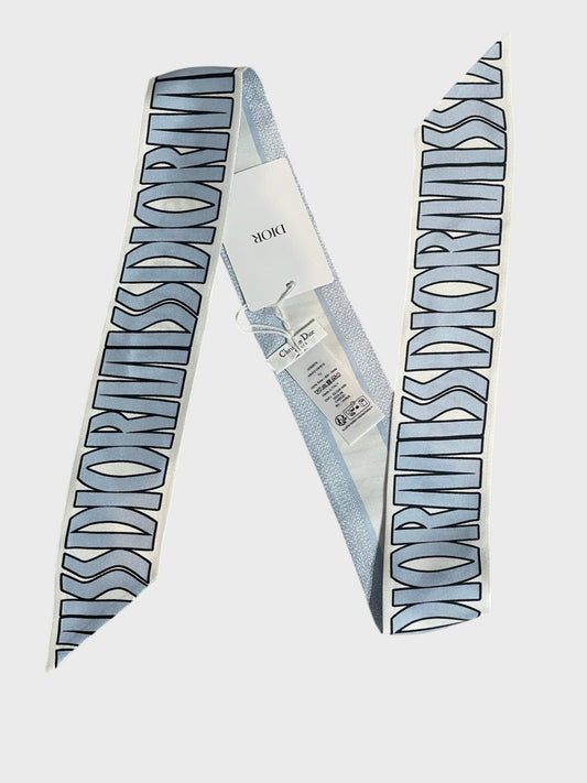 Foulard Dior Mitzah Miss Dior Bleu