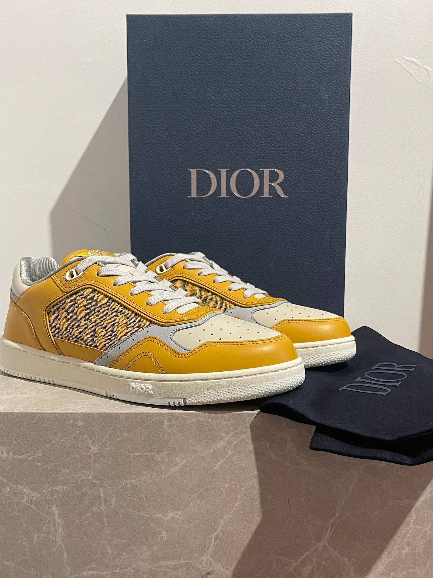 Baskets Dior B27 jaune T.43 NEUVES