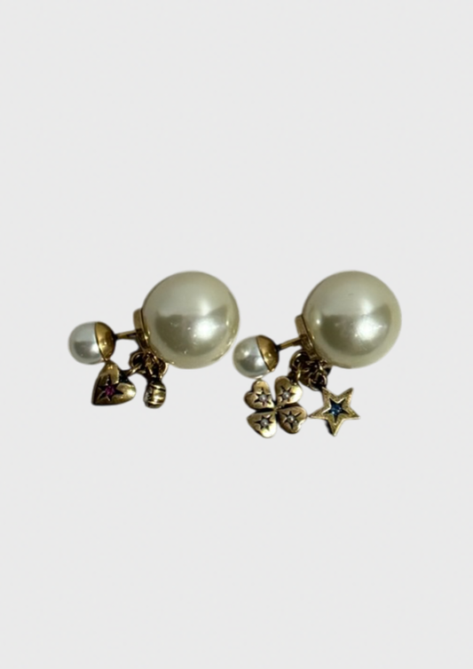 Boucles d'oreilles Dior Tribale dorées