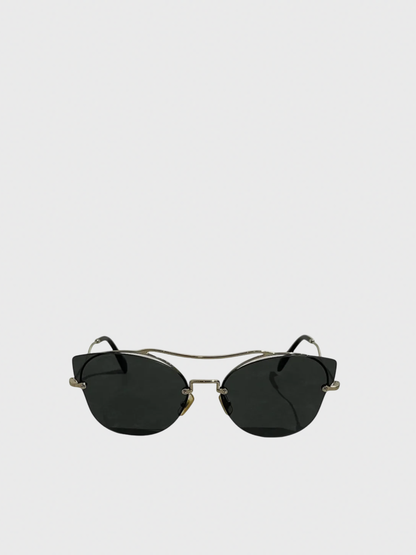 Lunettes Miu Miu dorées
