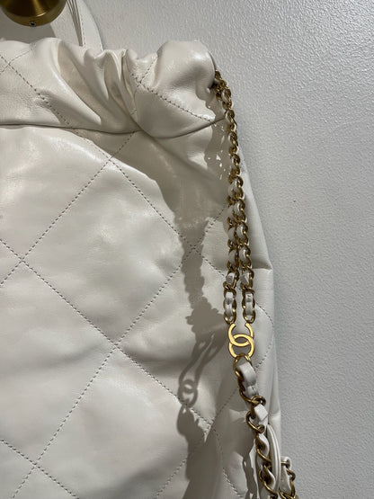 Sac à dos Chanel 22 Blanc