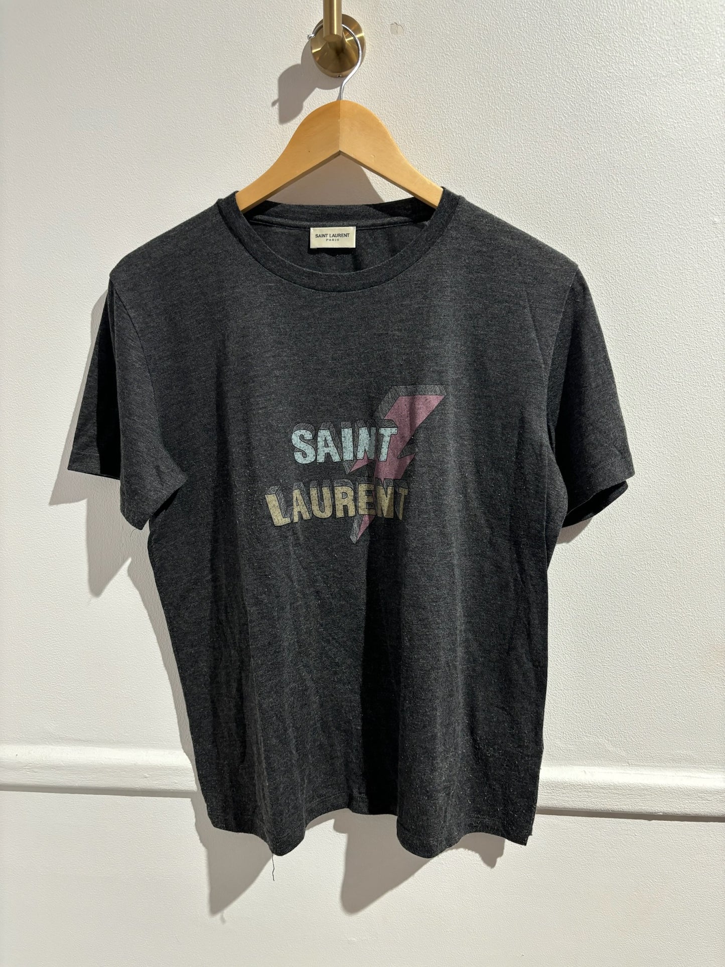 T-shirt Saint Laurent gris T.XS