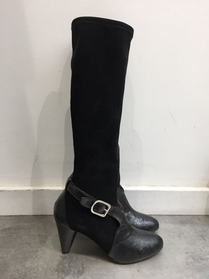 Bottes Sonia Rykiel noires T.38 NEUVES