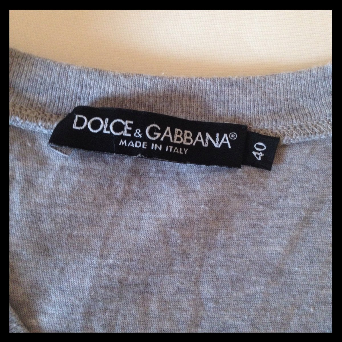 Débardeur Dolce & Gabbana gris T.36