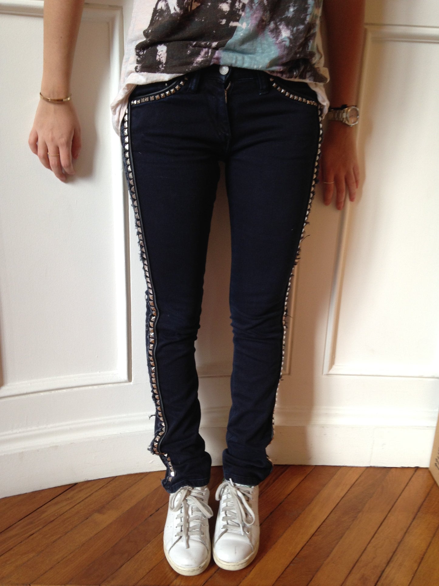 Jeans Isabel Marant à clous T.1