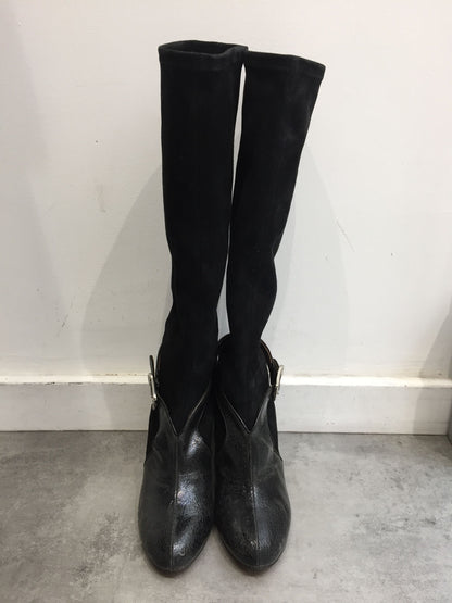 Bottes Sonia Rykiel noires T.38 NEUVES