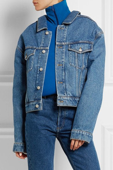 Veste Balenciaga denim bleu T.34