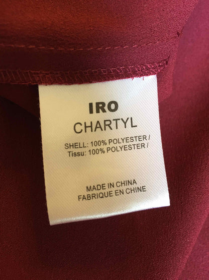 Robe Iro bordeaux T.36