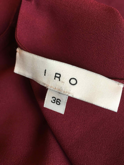 Robe Iro bordeaux T.36