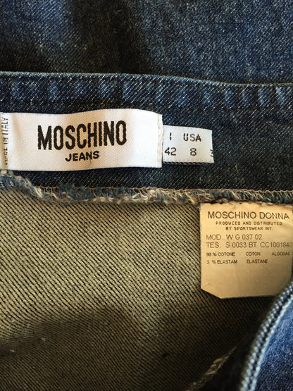 Jupe Moschino en jeans T.38 NEUVE