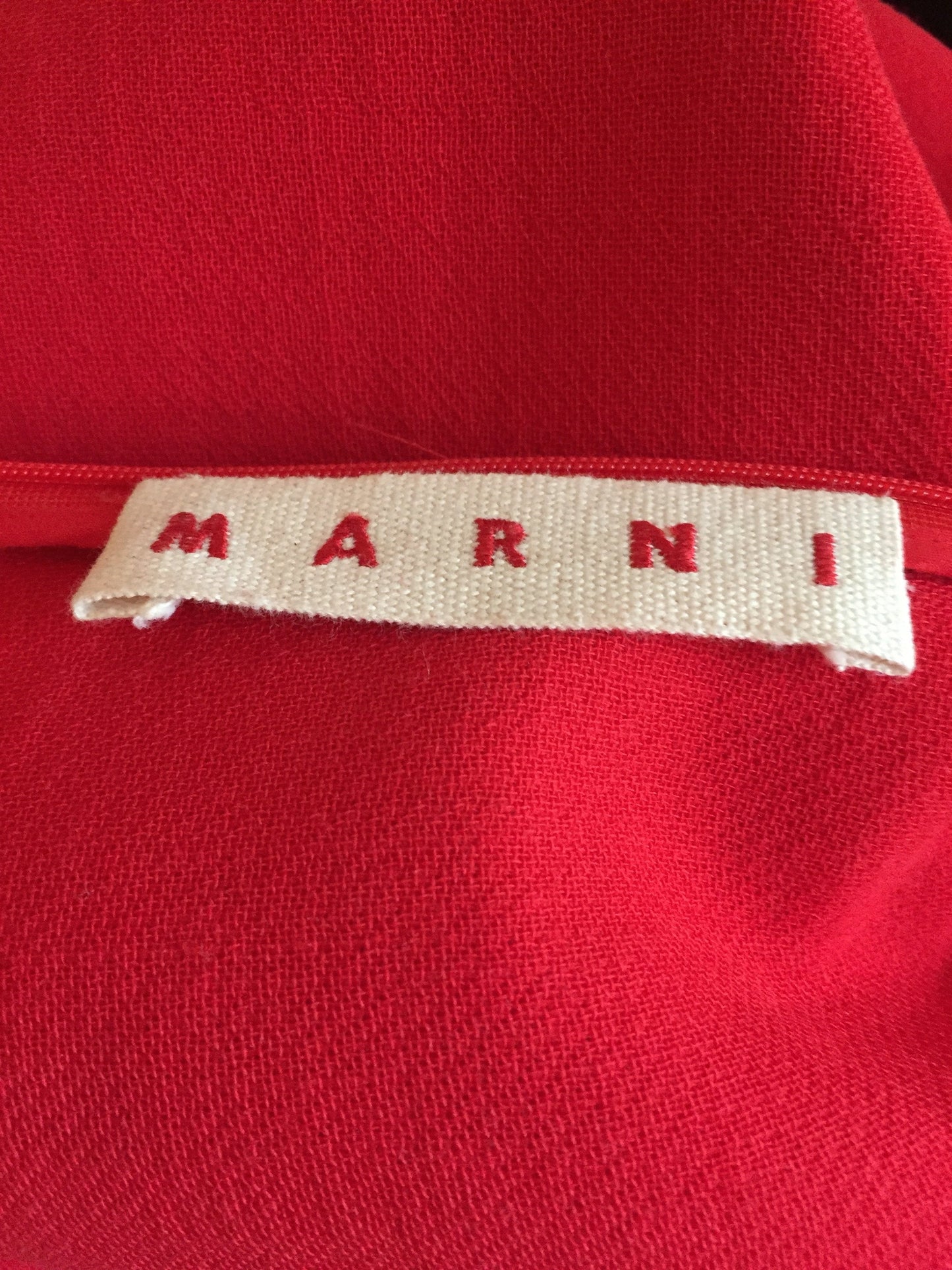 Robe Marni rouge T.34