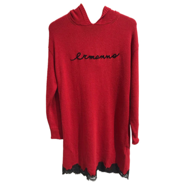 Pull Ermanno Scervino rouge T.38 NEUF