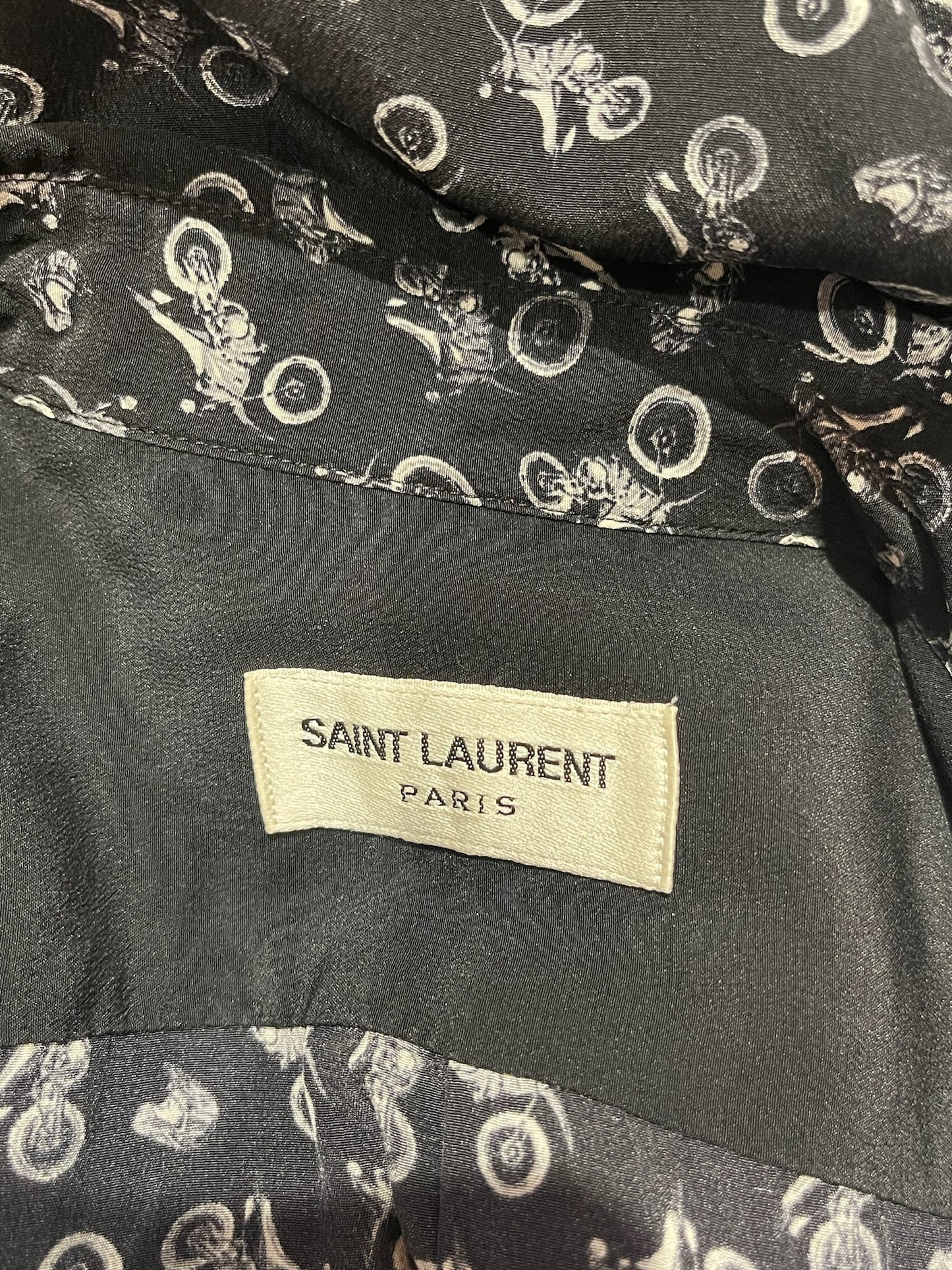 Chemise Saint Laurent noire T.S