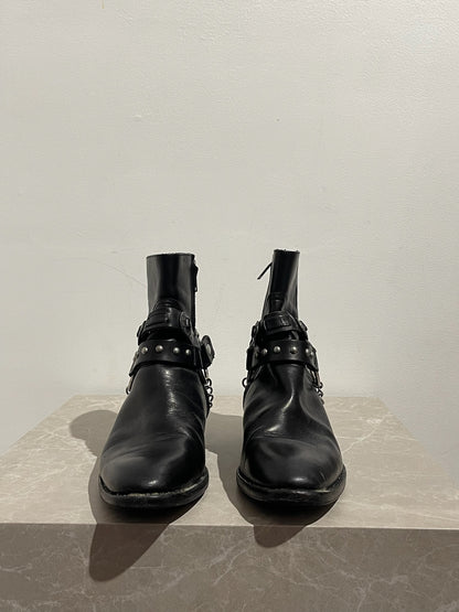 Bottines Saint Laurent noires T.36.5