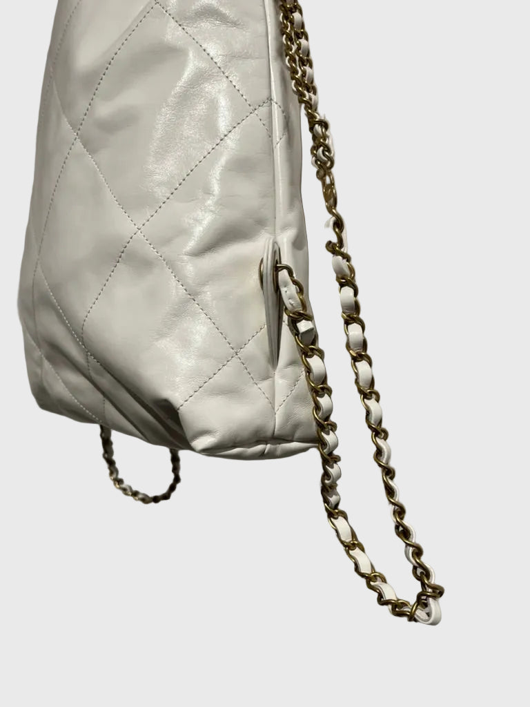 Sac à dos Chanel 22 Blanc