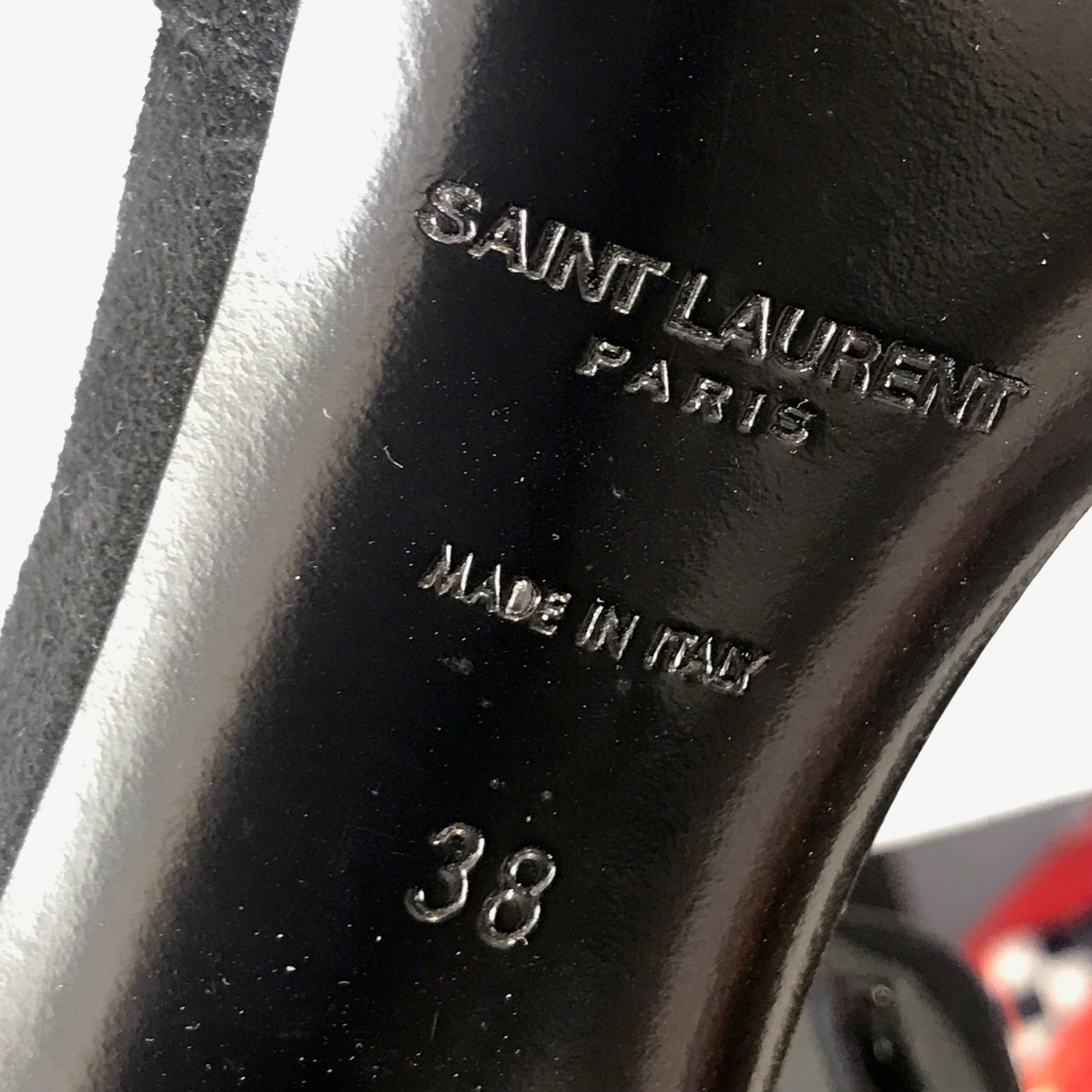 Escarpins Saint Laurent noirs T.38