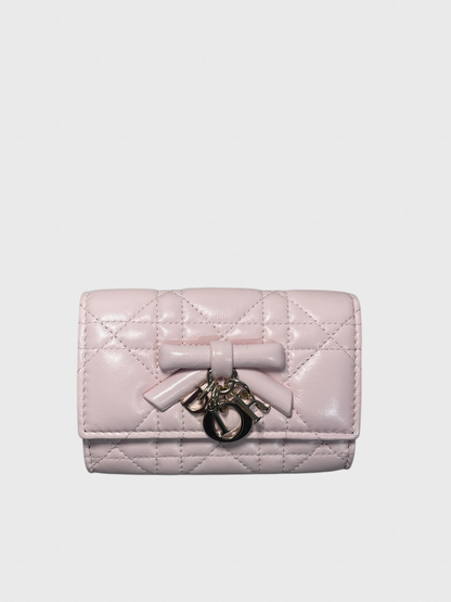Porte-monnaie Dior Glycine Lady Dior