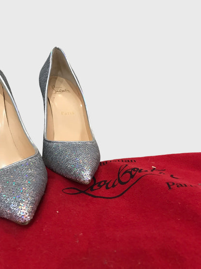 Escarpins Christian Louboutin argents T.39