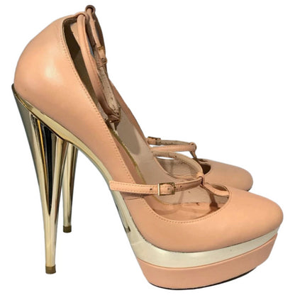 Escarpins Elie Saab nude T.38,5