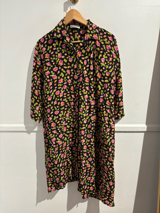 Robe Balenciaga fleurs T.32