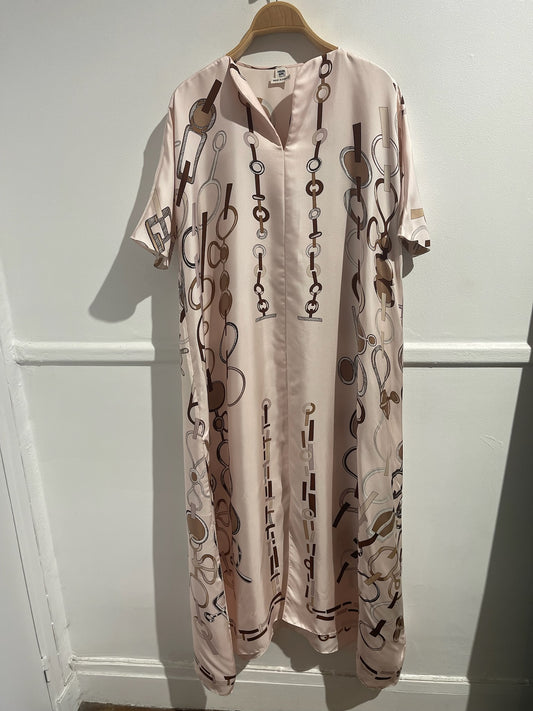 Robe Hermes rose T.34 NEUVE