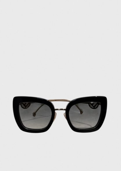 Lunettes de soleil Fendi noires