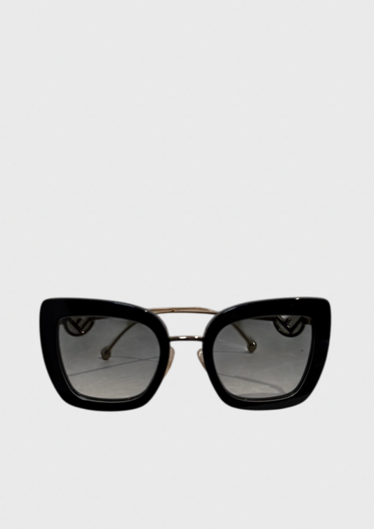 Lunettes de soleil Fendi noires