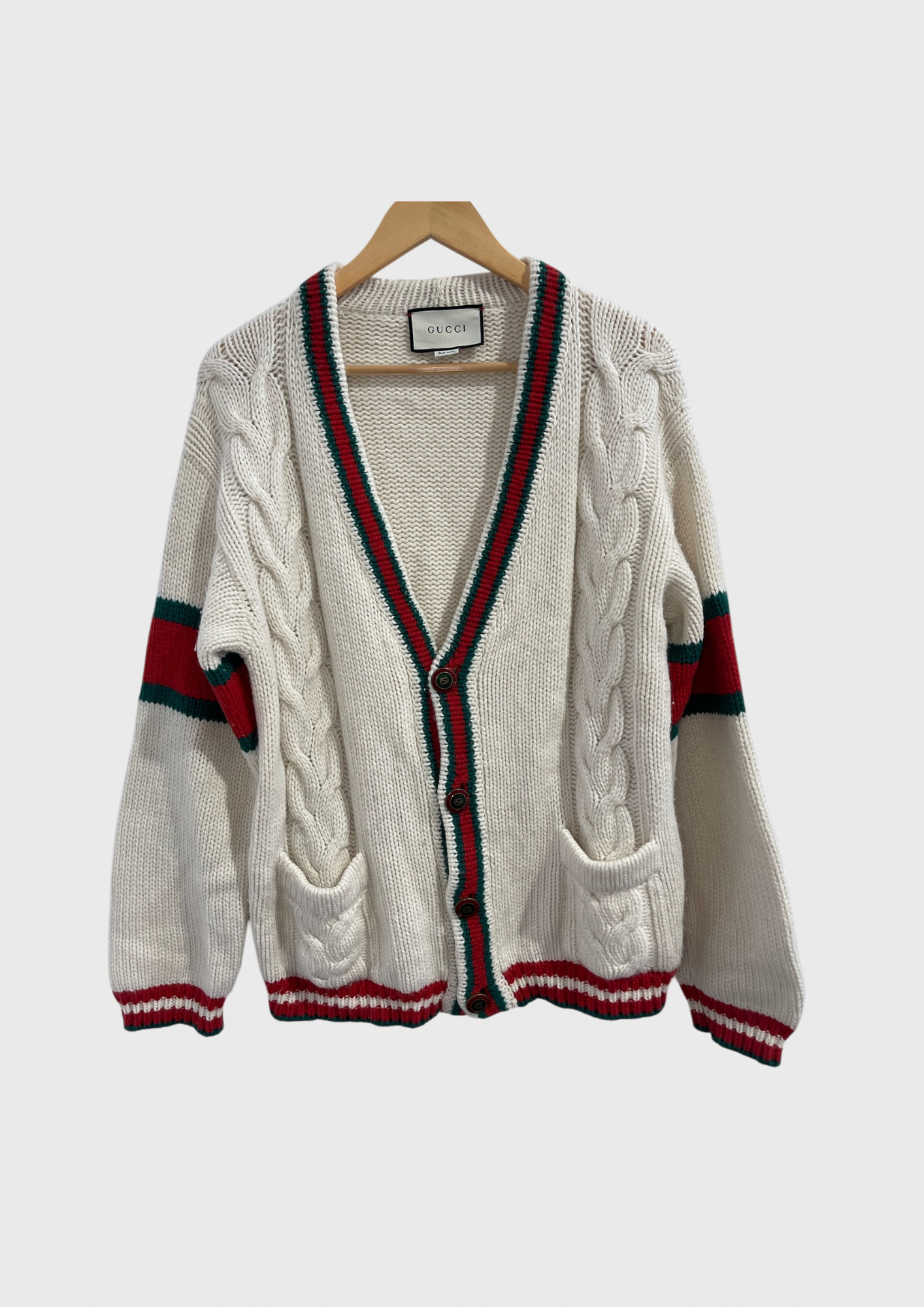 Cardigan Gucci blanc T.XS