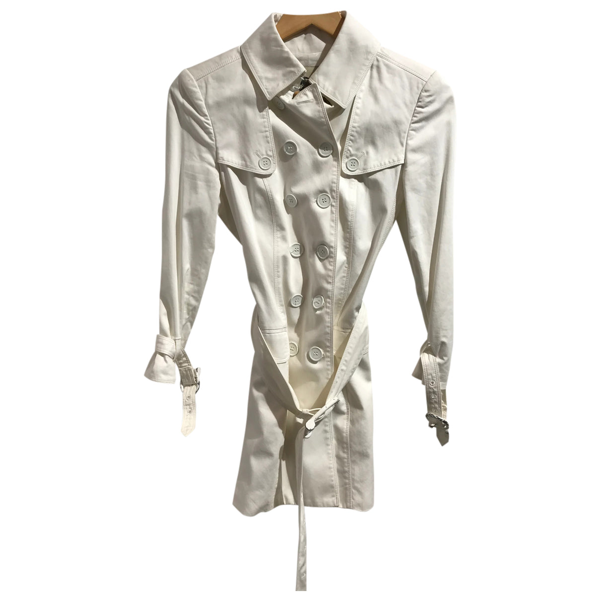 Trench Burberry blanc T.34