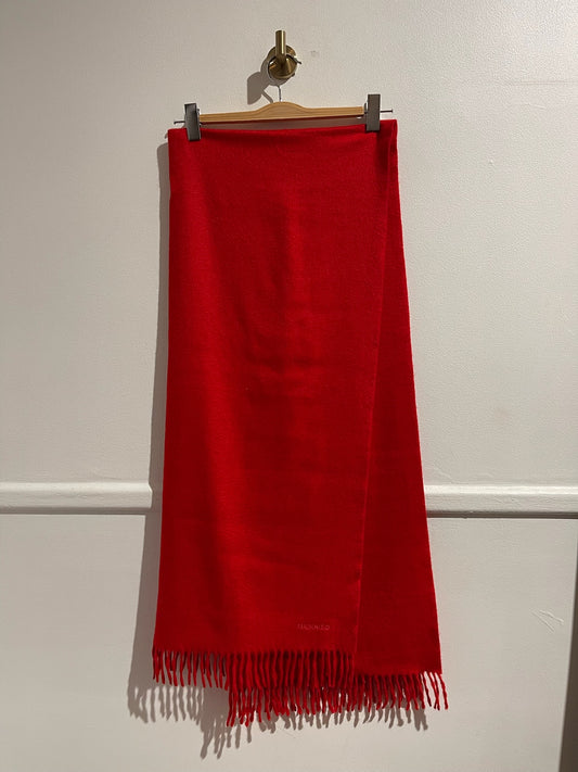 Echarpe Hermès rouge