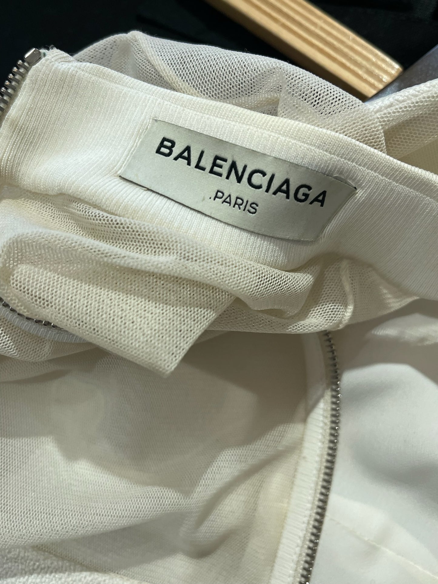 Robe Balenciaga blanche T.36