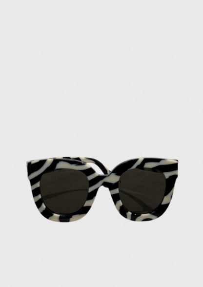 Lunettes de soleil Gucci zèbre
