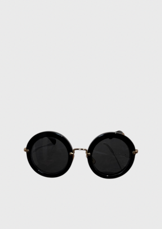 Lunettes de soleil Miu Miu noires
