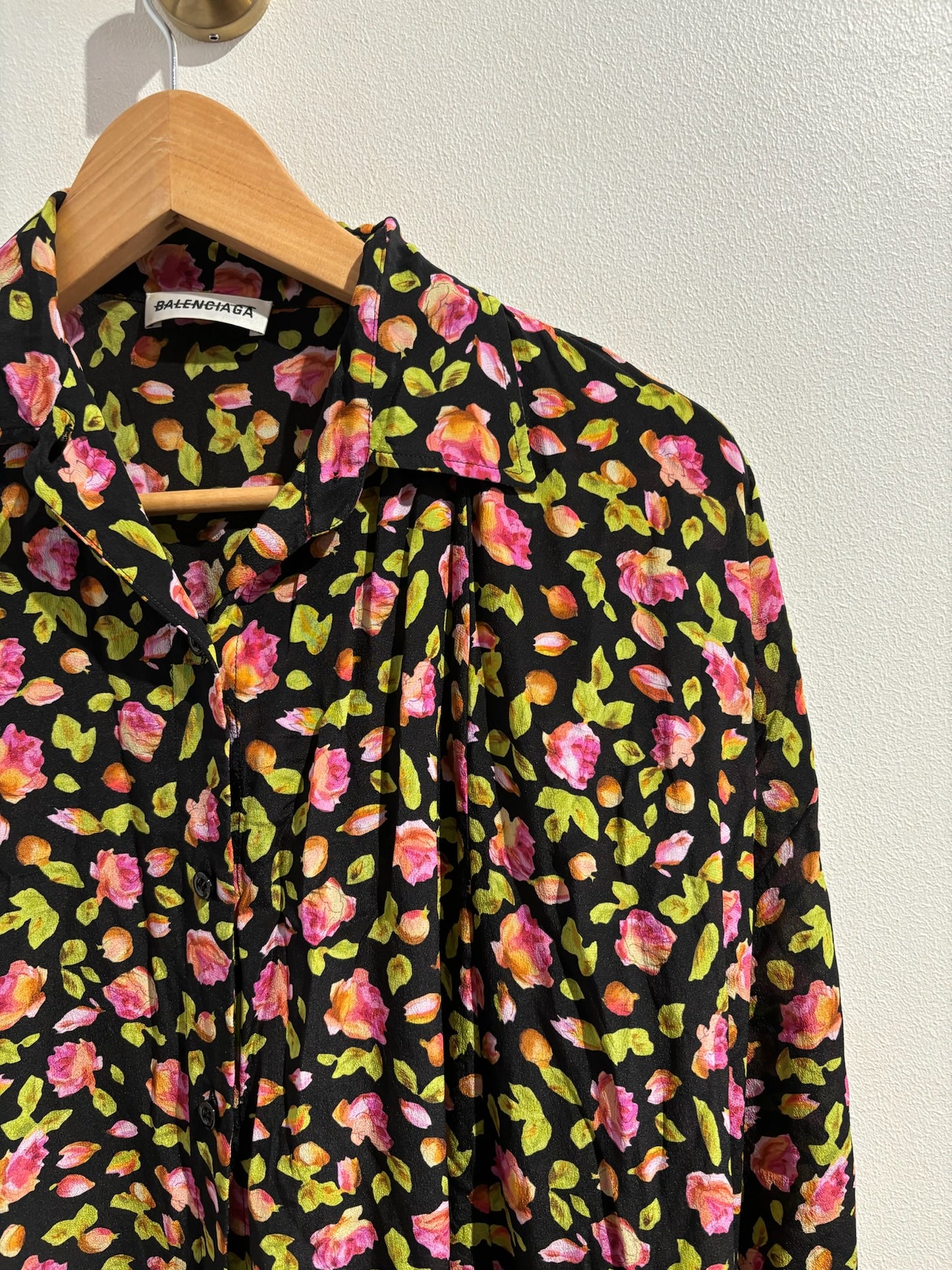 Robe Balenciaga fleurs T.32