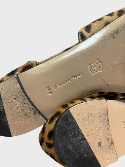 Ballerines Gianvito Rossi leopard T.37,5