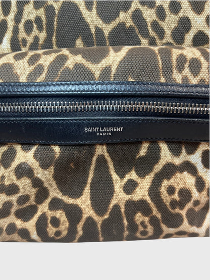 Sac à dos Saint Laurent leopard