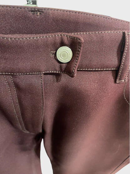 Pantalon Courrèges bordeaux T.40