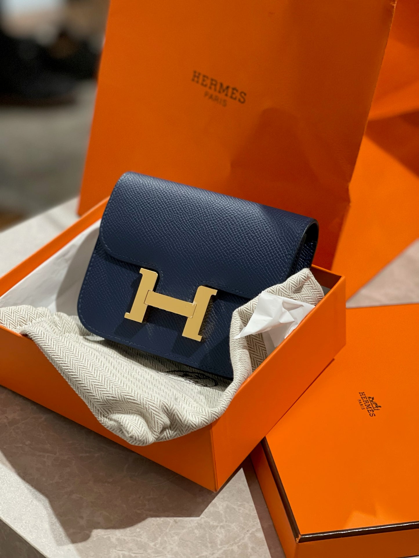 Portefeuille Hermès Constance Slim NEUF